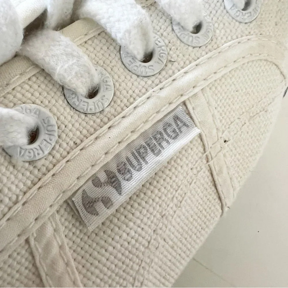 Superga Pastel Colorblock Platform Sneakers Canvas Women’s Size 39.5‎ EU 8.5 Uni - Picture 5 of 12